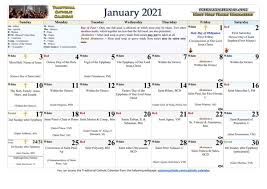 To order an electronic copy of the 2022 calendar contact us select divine worship as the office and reference the 2022 liturgical calendar in your message including the selection of. Traditional Catholic Calendar 2021 Pdf