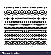 Set Of Vector Borders And Lines Design Horizontal Elements