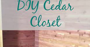 Real Girl S Realm Diy Cedar Lined Closet
