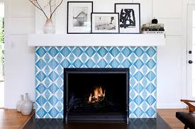 Craft Your Fireplace With Cement Tiles