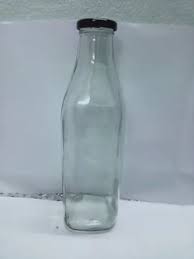 Milk Glass Bottles With Lid Capacity