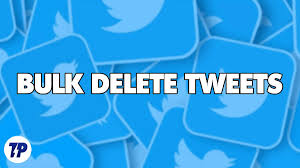 how to bulk delete tweets using free