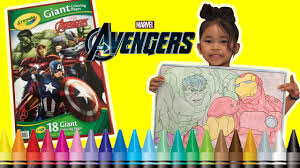 This book can be found in: Coloring Hulk And Iron Man Avengers Giant Coloring Book Page Crayola Crayons Color With Ftc Youtube