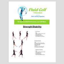 fluid golf strength ility training