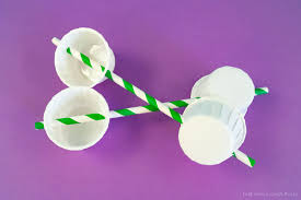 an anemometer with paper cups