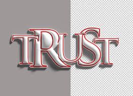 trust text effect images free