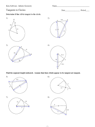 If two chords intersect in a circle, the product of the lengths of the segments of one chord equals the. 11 Tangents To Circles Pdf Circle Classical Geometry