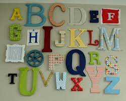 Alphabet Wall Art Eclectic Kids