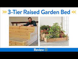 Gardens 3 Tier Cedar Raised Garden Bed