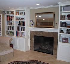 Cabinets Fireplace Bookshelves