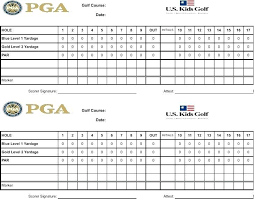 Golf Scorecard Template Excel Example Tournament Score Threeroses Us