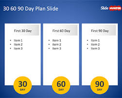 Free 30 60 90 Day Plan Powerpoint Template Free Powerpoint