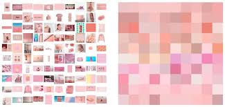 Color Chart Of Millennial Pink It Was Obtained From The