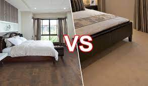 laminate flooring or carpet which is