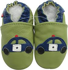 Carozoo Baby Boy Soft Sole Leather Infant Toddler Kids Shoes
