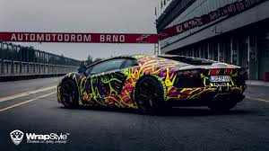 Enjoy and share your favorite beautiful hd wallpapers and background images. Wrapstyle Shows Off Psychedelic Lamborghini Aventador Gtspirit