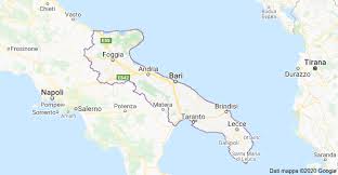 La puglia è la regione più lunga e varia del nostro paese. Puglia Cartina Geografica Il Meglio Di Puglia