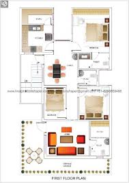 30x55 Duplex Floor Plan First Jpg