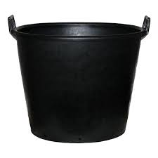 Black Plastic Tub 90l To 155l With