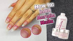 how to infill acrylic nails detailed