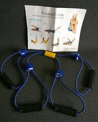 Details About Denise Austin Pilates Workout Excercise System Cords Wallchart