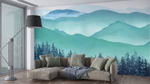 pine tree wallpaper murals for