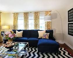 Blue Sofas Living Room