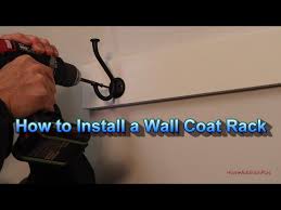 How To Install A Wall Coat Rack