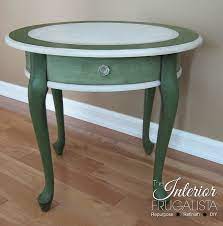 Curbside Queen Anne Side Table Makeover