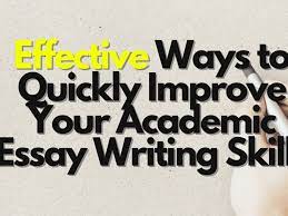 academic essay writing skills