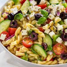 easy greek pasta salad recipe jessica