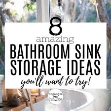 under bathroom sink storage ideas