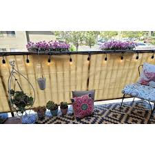 Balcony Privacy Screen Rail Fence Decor