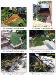 landscape timber retaining walls all
