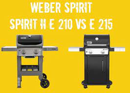 weber spirit e 215 vs spirit ii e 210