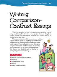 25 Writing Comparison Contrast Essays Thoughtful Learning K 12