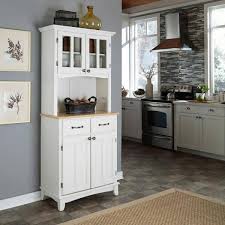 Homestyles White Buffet With Hutch 5001