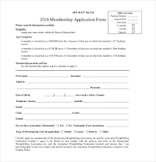 8 Best Photos Of Online Membership Application Form Template