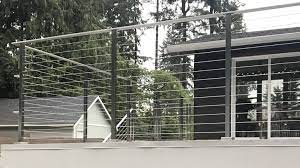 Cable Railing System Connects Stairs To