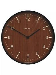 large round grey minimalist dial wooden