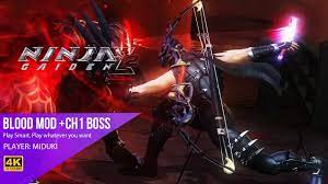 NINJA GAIDEN Σ2 | Blood mod | Master Ninja CH1 boss - YouTube