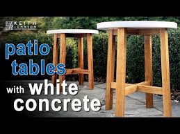 Outdoor Furniture Concrete Tables