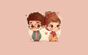cute couple cartoon images free