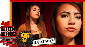 the lion king broadway tribal makeup