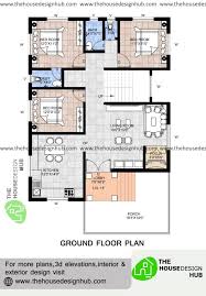 3 Bhk House Plan In 1200 Sq Ft