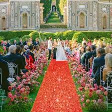 wedding glitter wedding rug runner