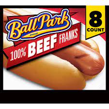 ball park beef hot dogs 15 oz 8 count