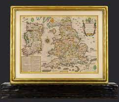 custom framing an antique map oliver