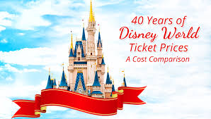 40 Years Of Disney World Ticket Prices A Cost Comparison
