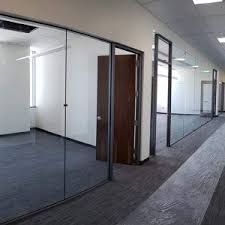Choosing the right glass for your front entry door is a meticulous process. Glass Doors Installed In Office Building